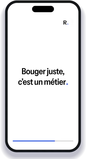 Vidéo verticale avec logo en filigrane et barre de progression